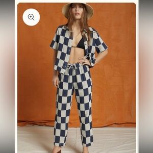 Brixton checker Mykonos set